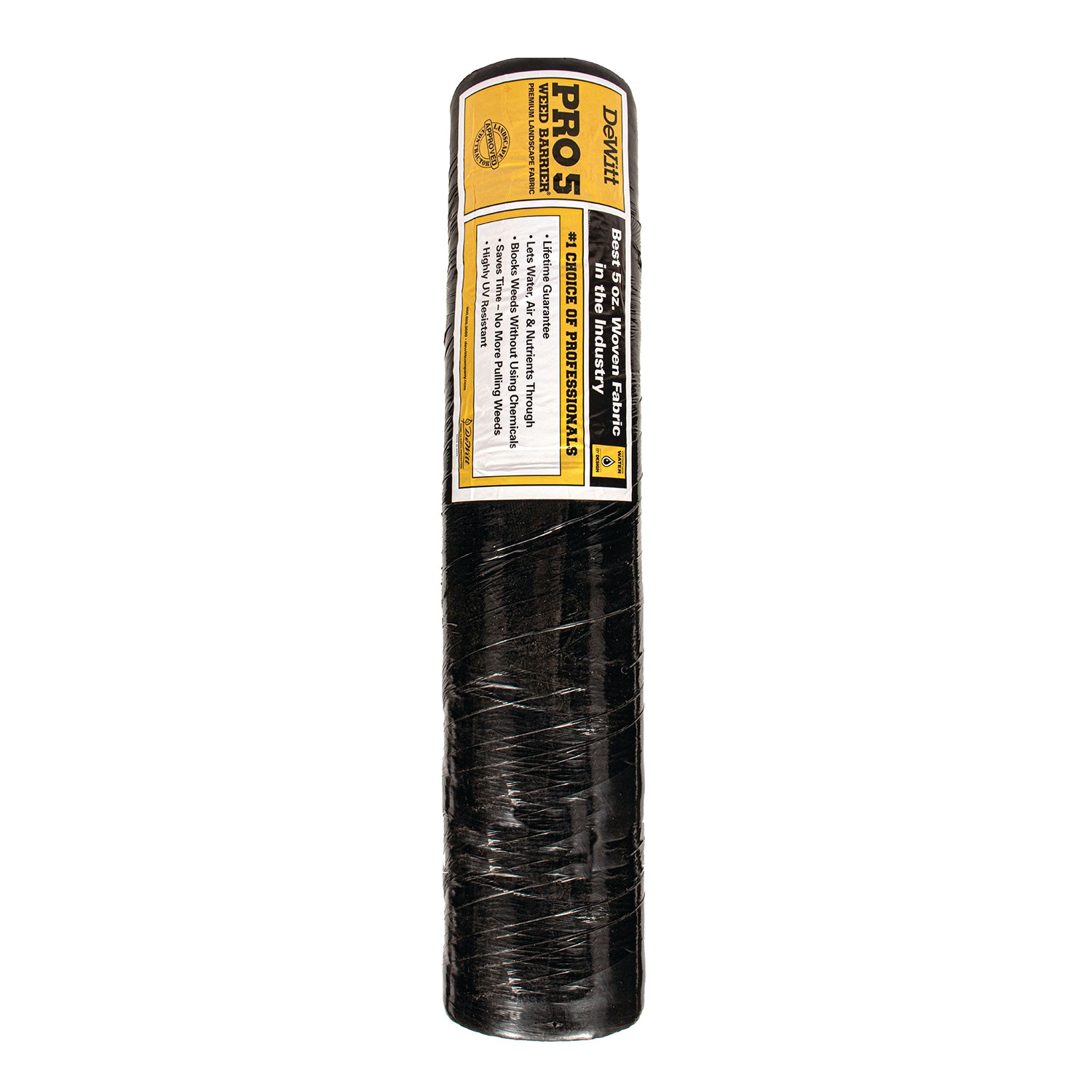 DeWitt Weed Barrier Pro 5 Ounce Landscape Ground Cover Fabric Roll, 12 x 250 Ft - VMInnovations