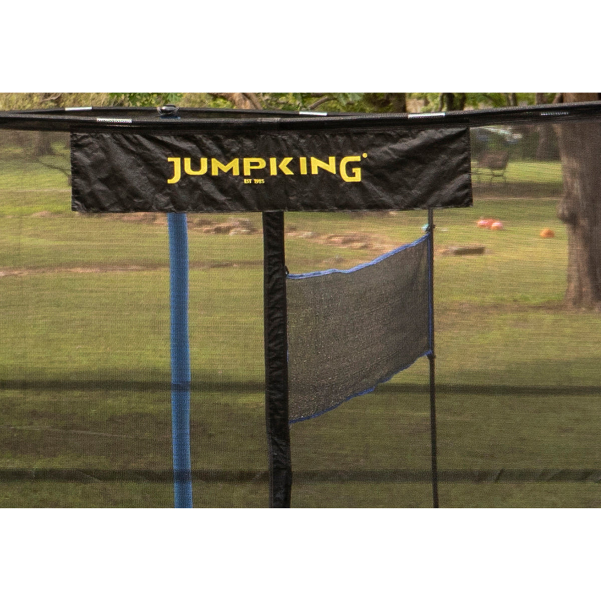 JumpKing Volleyball Net & Ball for 7 x 10 Ft Rectangular Trampoline (Open Box)