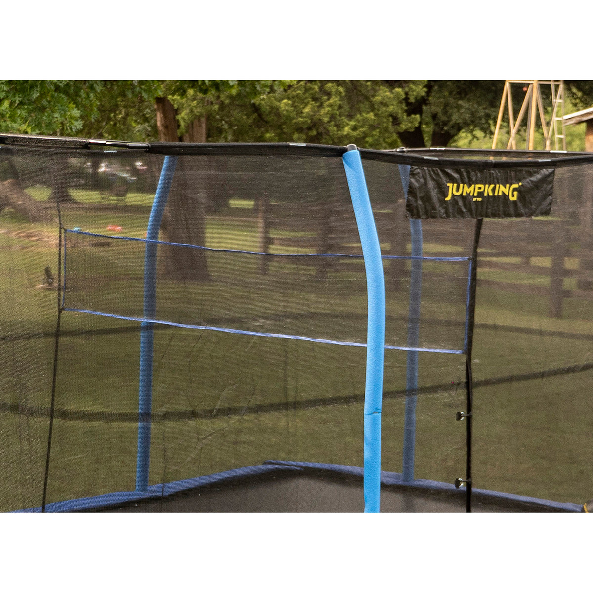 JumpKing Volleyball Net & Ball for 7 x 10 Ft Rectangular Trampoline (Open Box)