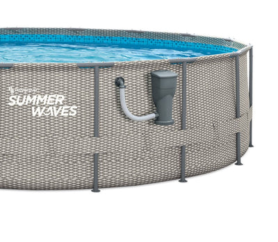 Summer Waves Active 16 Ftx48 In Above Ground Frame Pool Set w/ Pump (For Parts) - VMInnovations