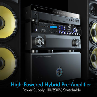 Pyle 3,000 Watt Multi Channel Bluetooth Theater Amplifier Receiver (Open Box)