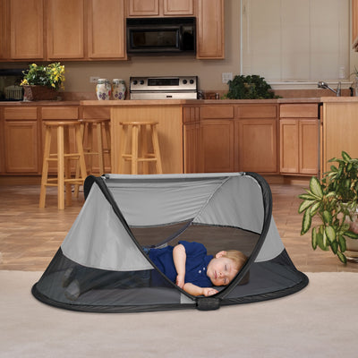 KidCo PeaPod Portable Pop Up Infant Toddler Baby Travel Bed, Midnight (Open Box) - VMInnovations