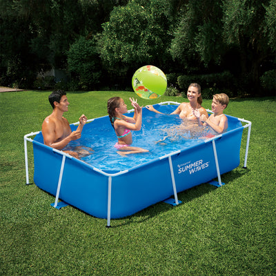 Summer Waves 8.5 x 5.25 Foot 26 Inch Deep Small Metal Frame Pool (For Parts) - VMInnovations