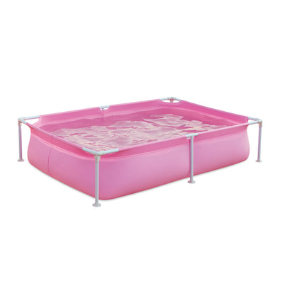 Summer Waves 6 Foot x 4.25 Foot x 17 In Deep Small Metal Frame Pool (For Parts)