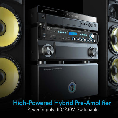 Pyle 3000 Watt Home Multi Channel Bluetooth Hybrid Amplifier Receiver (4 Pack) - VMInnovations