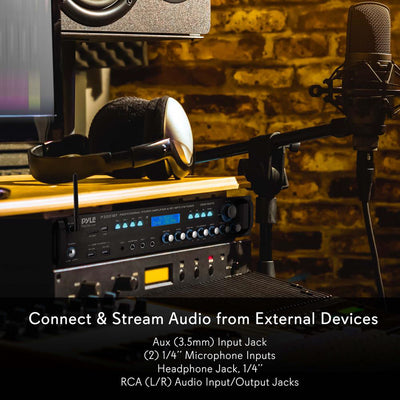 Pyle 3000 Watt Pro Home Audio Multi Channel Bluetooth Hybrid Amplifier Receiver - VMInnovations