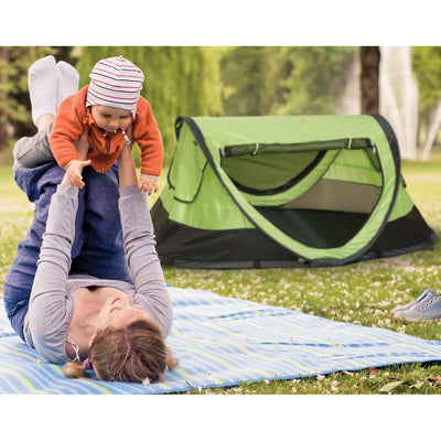 KidCo PeaPod Plus Foldable Portable Kids Sleeping Travel Bed, Kiwi (Open Box)