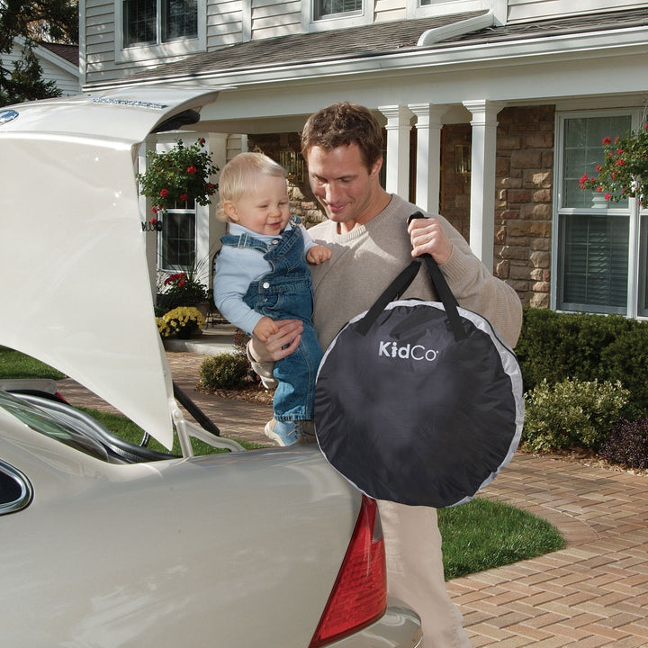 KidCo PeaPod Plus Foldable Kids Sleeping Travel Bed, Midnight (Open Box) - VMInnovations