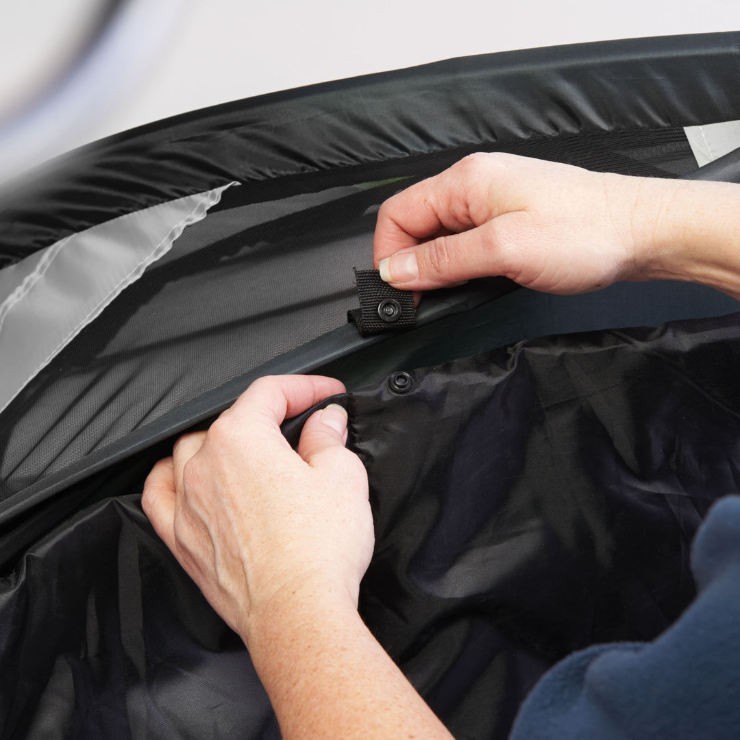 KidCo PeaPod Plus Foldable Kids Sleeping Travel Bed, Midnight (Open Box) - VMInnovations