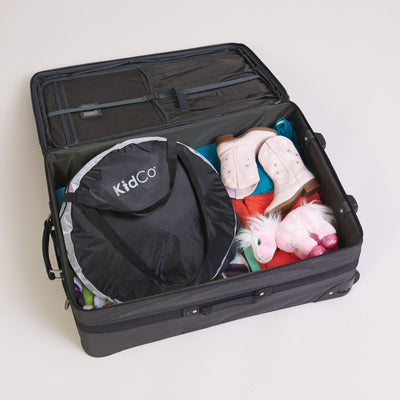 KidCo PeaPod Plus Foldable Kids Sleeping Travel Bed, Midnight (Open Box) - VMInnovations