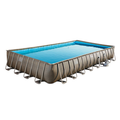 Summer Waves Elite 32 Foot Pool & Filter Pump Set w/ Taylor Pool Water Test Kit - VMInnovations