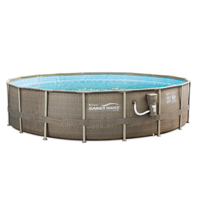 Summer Waves 18ft x 48in Elite Swimming Pool & Kokido Telsa 5 Vacuum Cleaner
