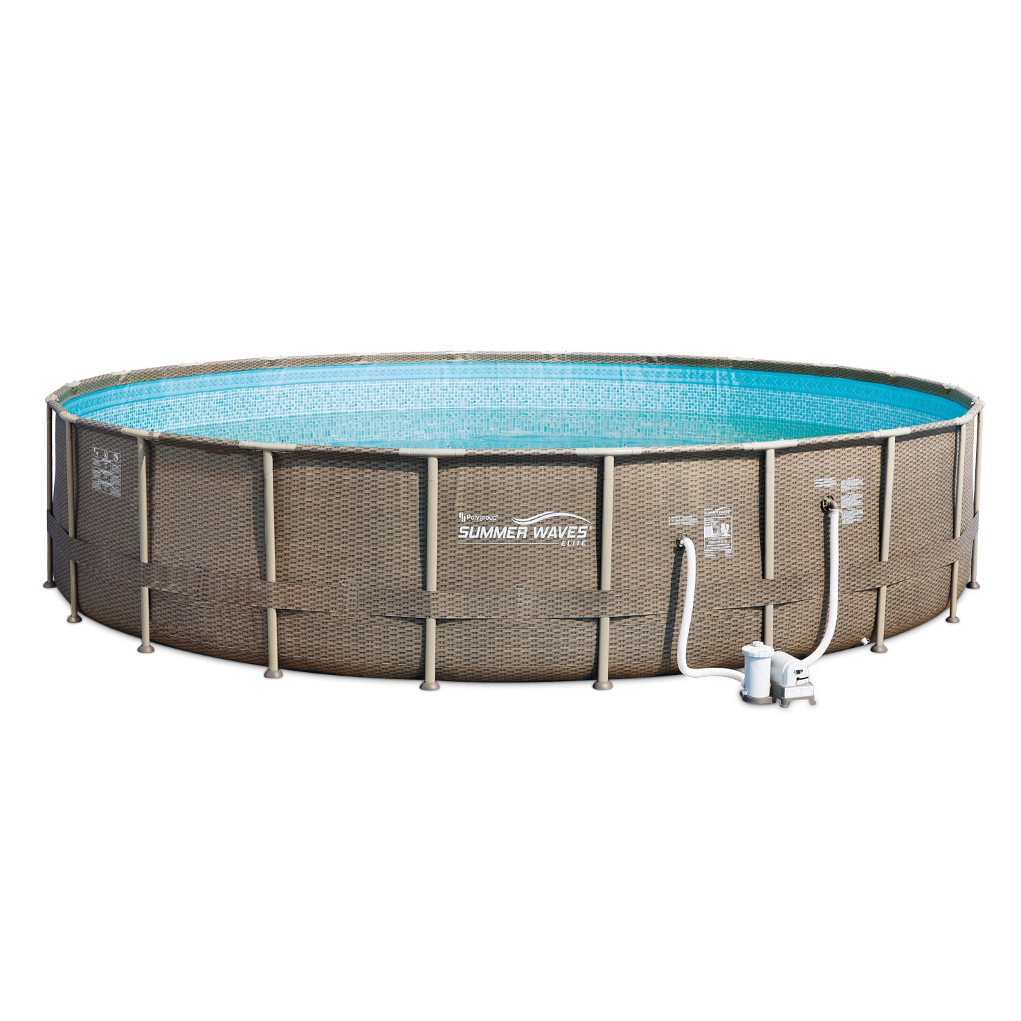 Summer Waves Elite 22 Foot Pool Kit + Corona Floats + Corona Floating Cooler