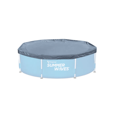 Summer Waves 16 Foot Active Frame Pool Cover, Grey (Cover Only) (Open Box)
