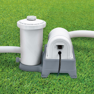 Summer Waves 2000 Gallon Above Ground Pool Cartridge Filter Pump System (Used)