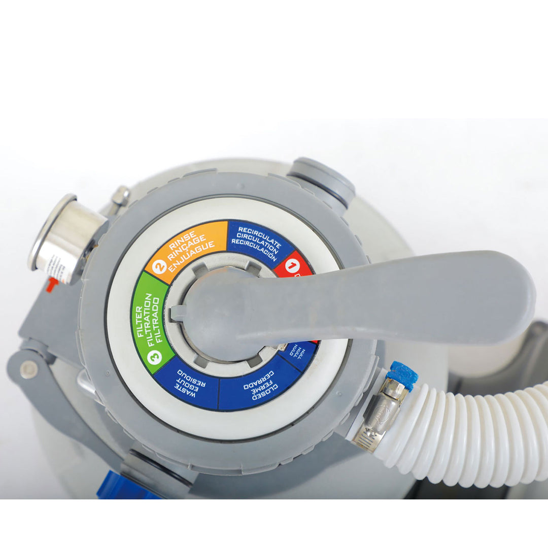 Funsicle 12 Inch Sand Filter Pump for Above Ground Pools, 1600 GPH (Open Box) - VMInnovations