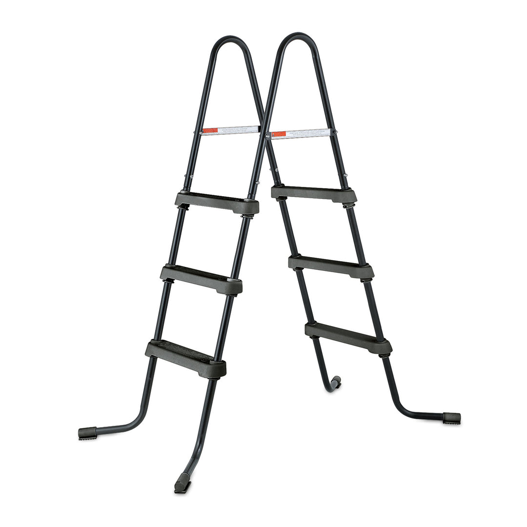 Summer Waves 36 Inch SureStep Above Ground Pool Ladder, Black (For Parts) - VMInnovations