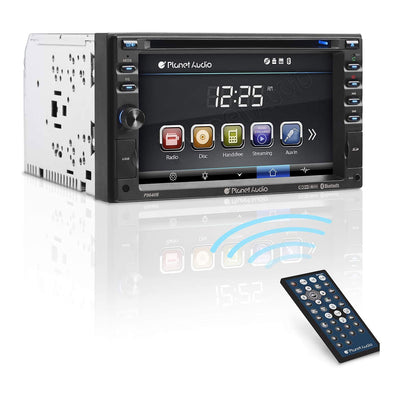 Planet Audio P9640B Double DIN Bluetooth DVD 6.2 Inch Touchscreen Car Stereo - VMInnovations