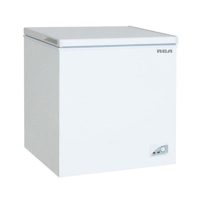 RCA 7 Cubic Compact Foot Stand Alone Upright Chest Deep Freezer, White (Damaged)