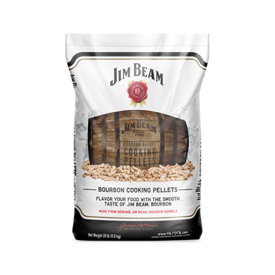 Ol' Hick Cooking Pellets Jim Beam Bourbon Barrel BBQ Grilling Pellets (3 Pack) - VMInnovations