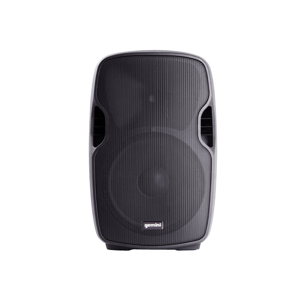 Gemini PA SYS15 Dual 15 Inch Speaker Package with Stainless Steel Stands & Mic