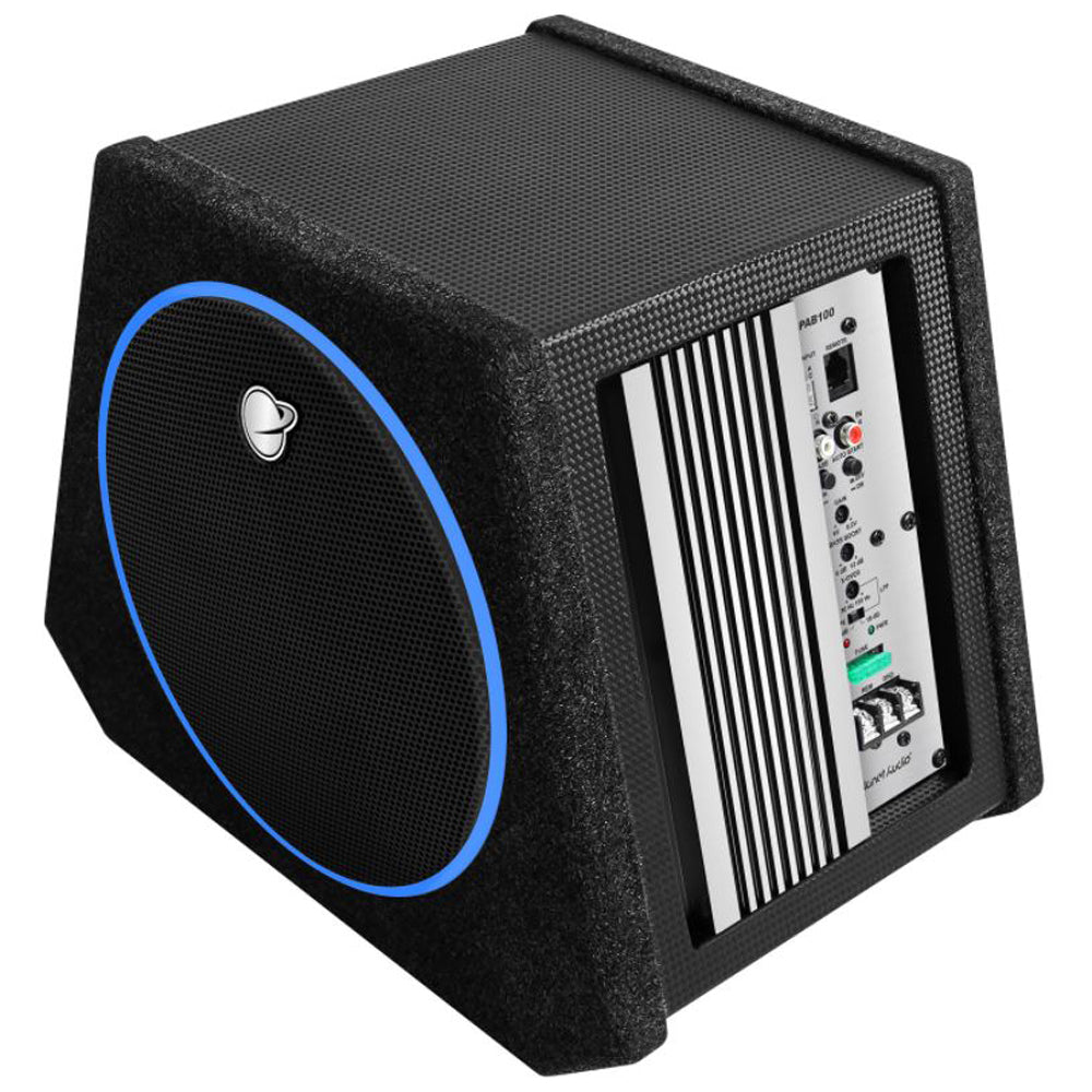 Planet Audio PAB100 10 Inch 300 Watt Amplified Subwoofer System with Enclosure