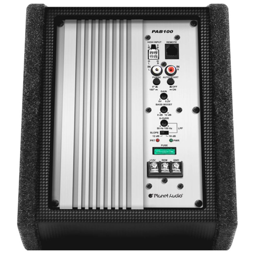 Planet Audio PAB100 10 Inch 300 Watt Amplified Subwoofer System with Enclosure