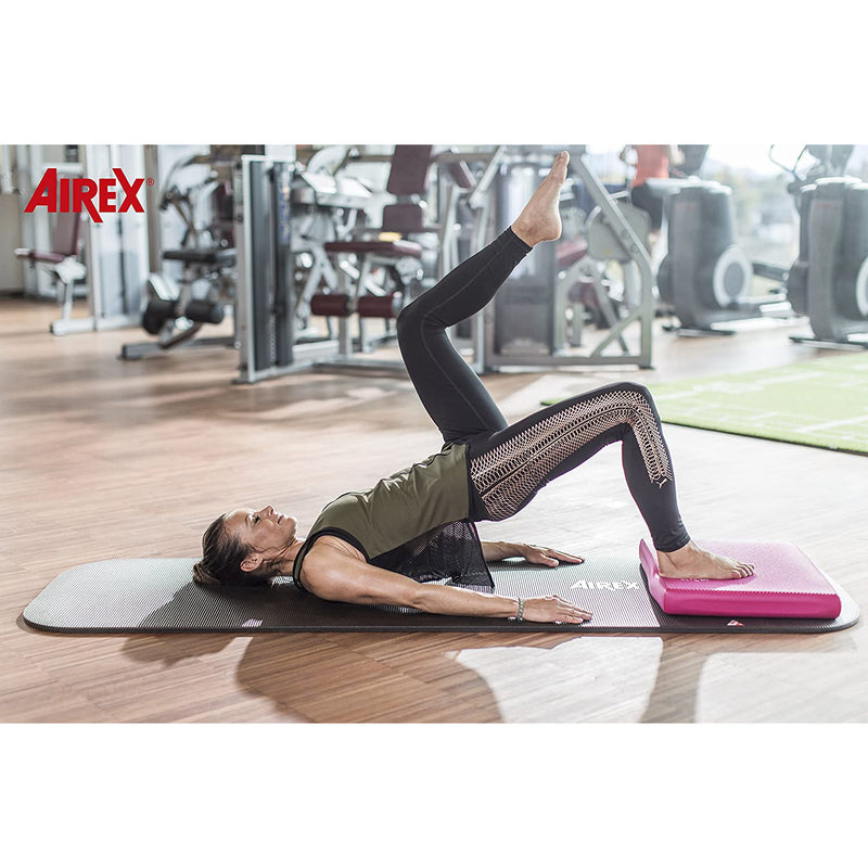 Airex Elite Gym Foam Balance Pad for Gym Stretching and Yoga, Pink (Open Box)