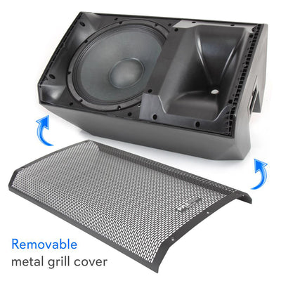 Pyle PADH15BTA 1400W Heavy Duty Outdoor Two-Way Bluetooth PA Loud Speaker Set