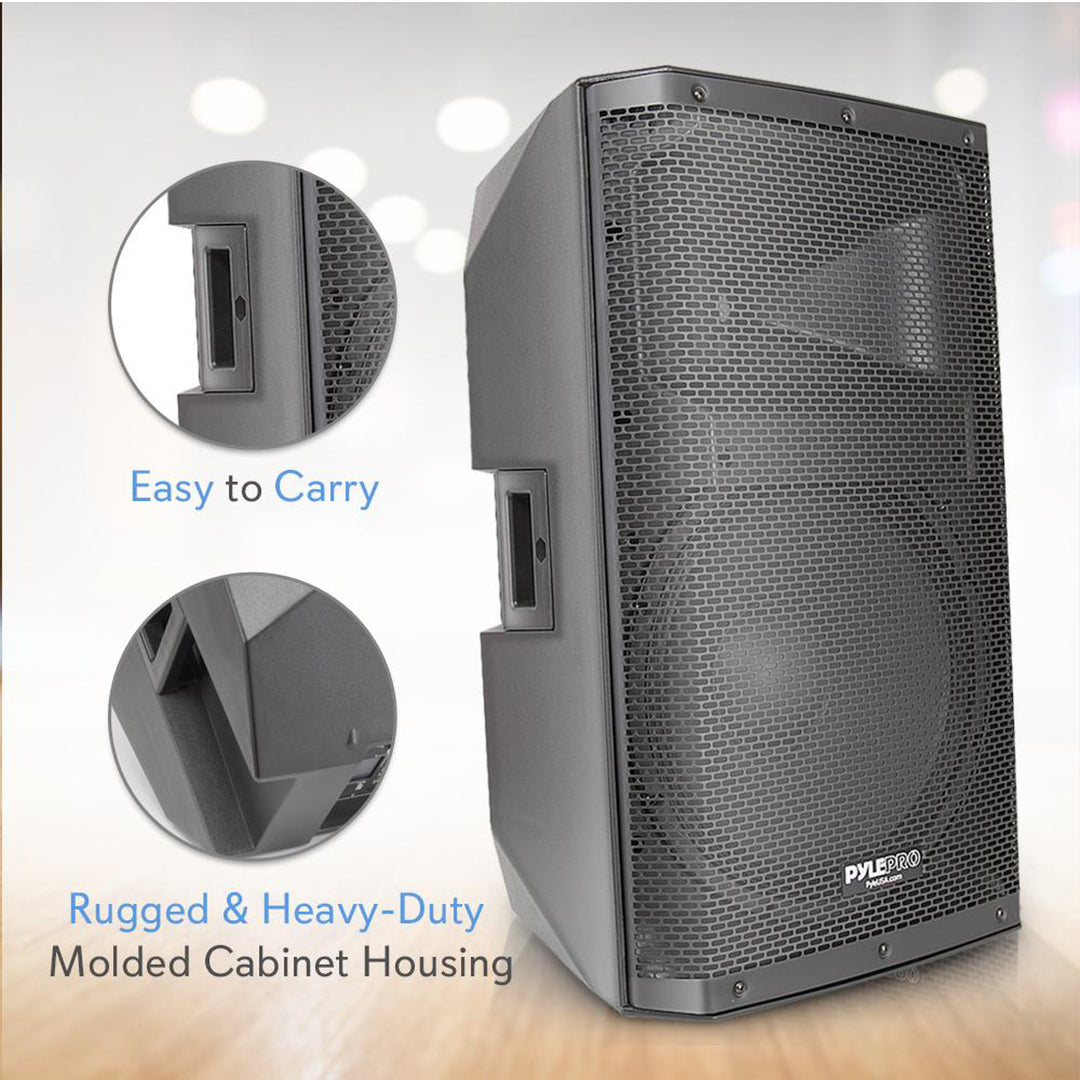 Pyle 1400W Heavy Duty Outdoor Two-Way Bluetooth PA Loud Speaker Set (Used)
