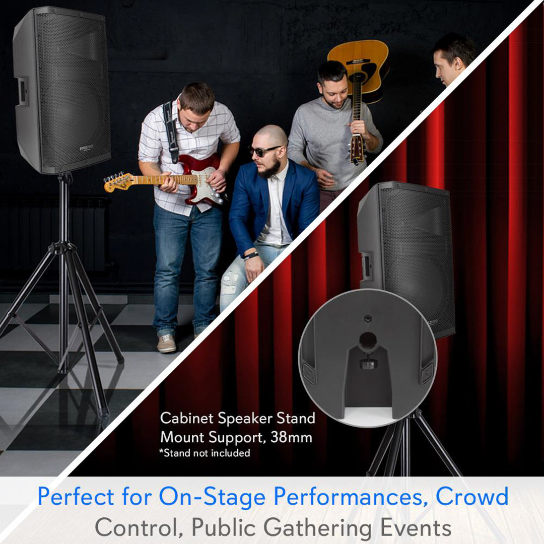 Pyle 1400W Heavy Duty Outdoor Two-Way Bluetooth PA Loud Speaker Set (Used)