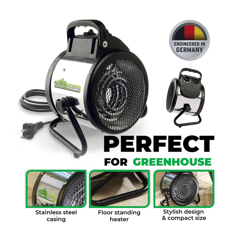 Bio Green Palma Basic Greenhouse Space Heater, 120 Sq Ft, 1500 Watts (3 Pack)