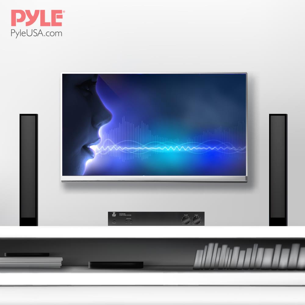 Pyle Home Digital Dual Channel Stereo Power Amplifier Home Audio Sound System
