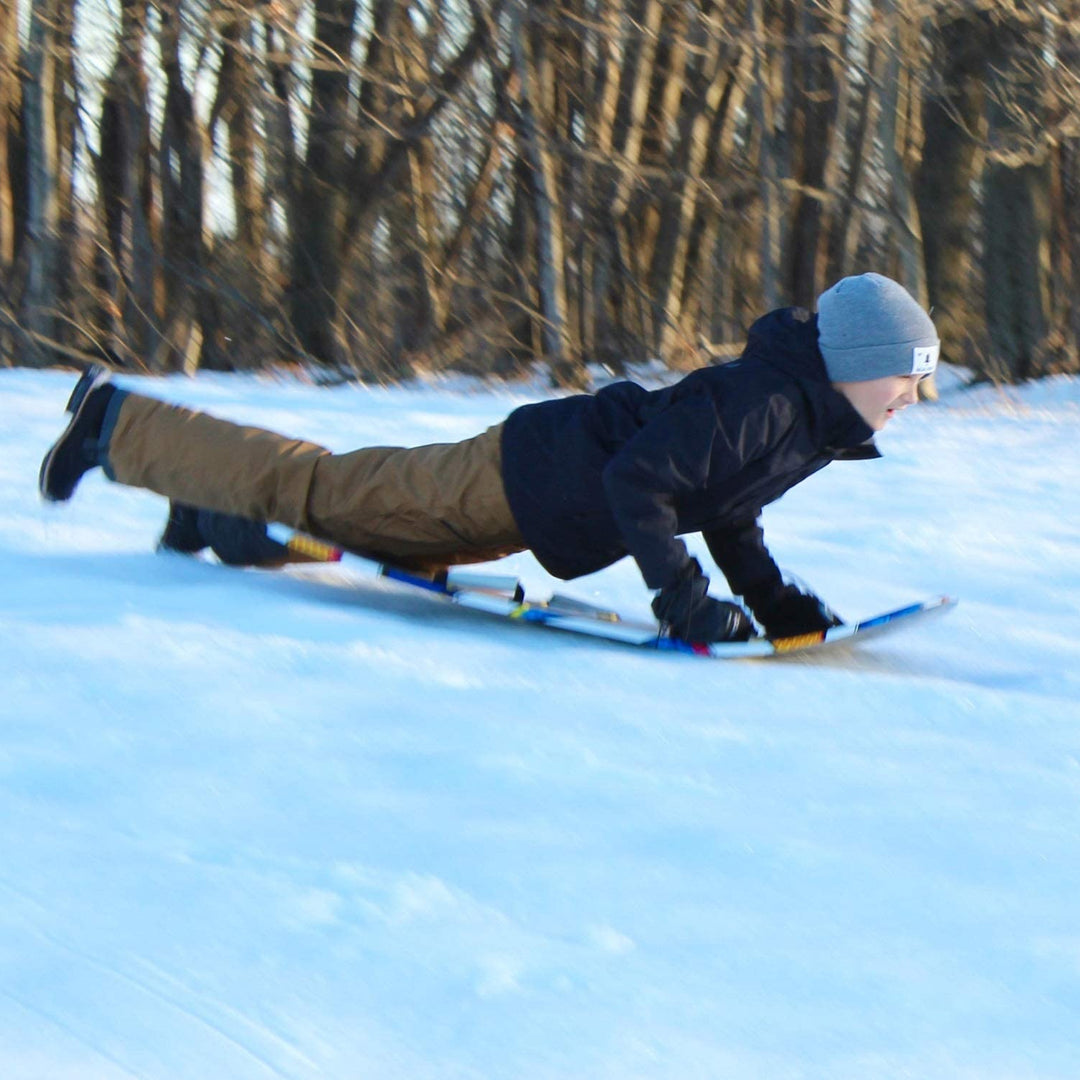 47 Inch Snow Screamer 2 Person Foam Sled with Handles for Ages 5+ (Used)