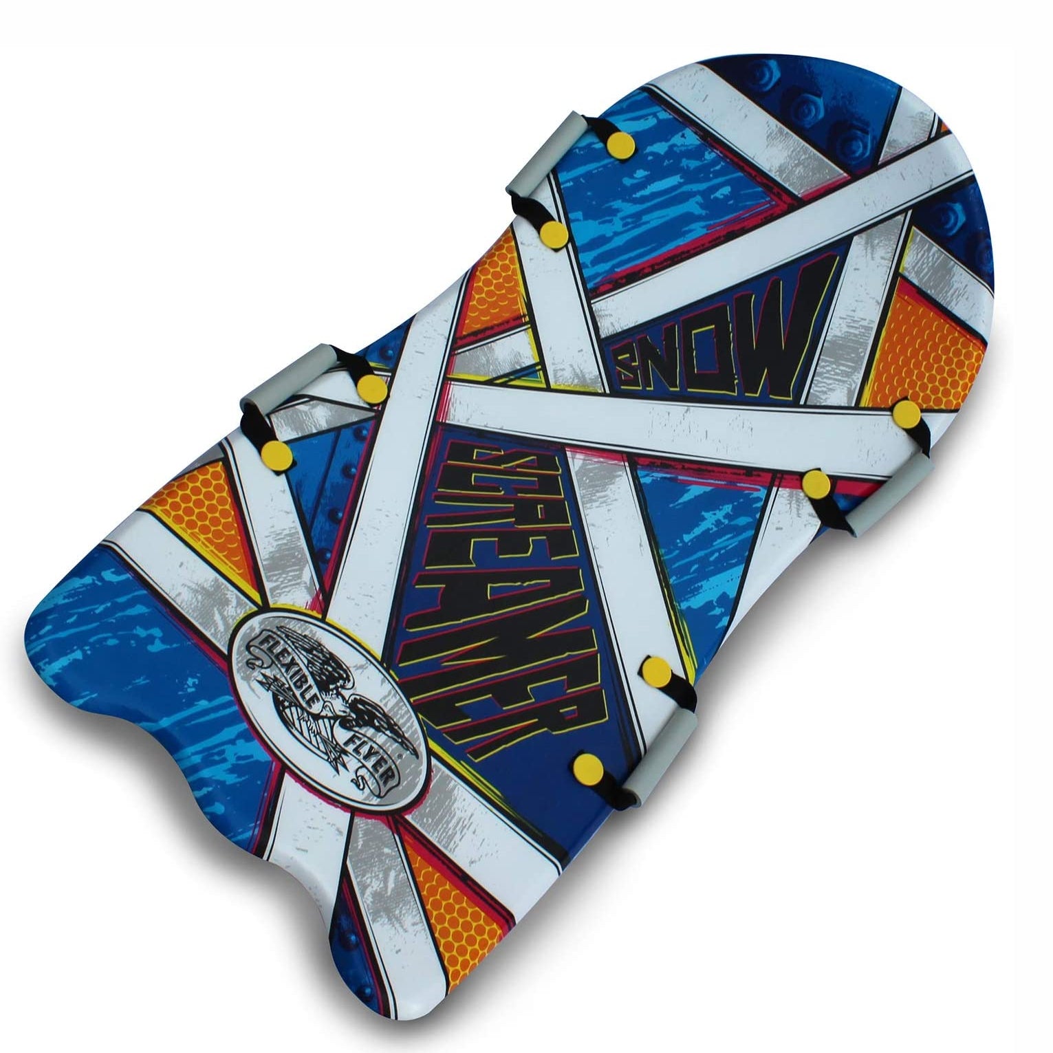 47 Inch Snow Screamer 2 Person Foam Sled with Handles for Ages 5+ (Used) - VMInnovations