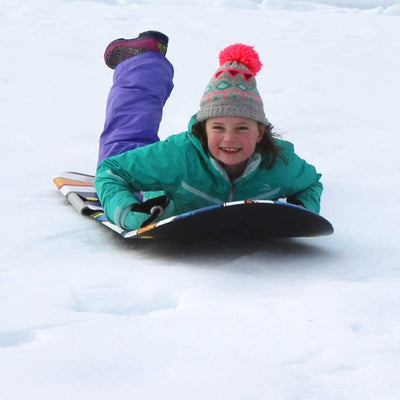 47 Inch Snow Screamer 2 Person Foam Sled with Handles for Ages 5+ (Used) - VMInnovations