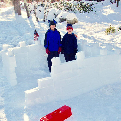 Flexible Flyer Snow Castle Kit 3 Pc Winter Snow and Beach Sand Fort Building Set