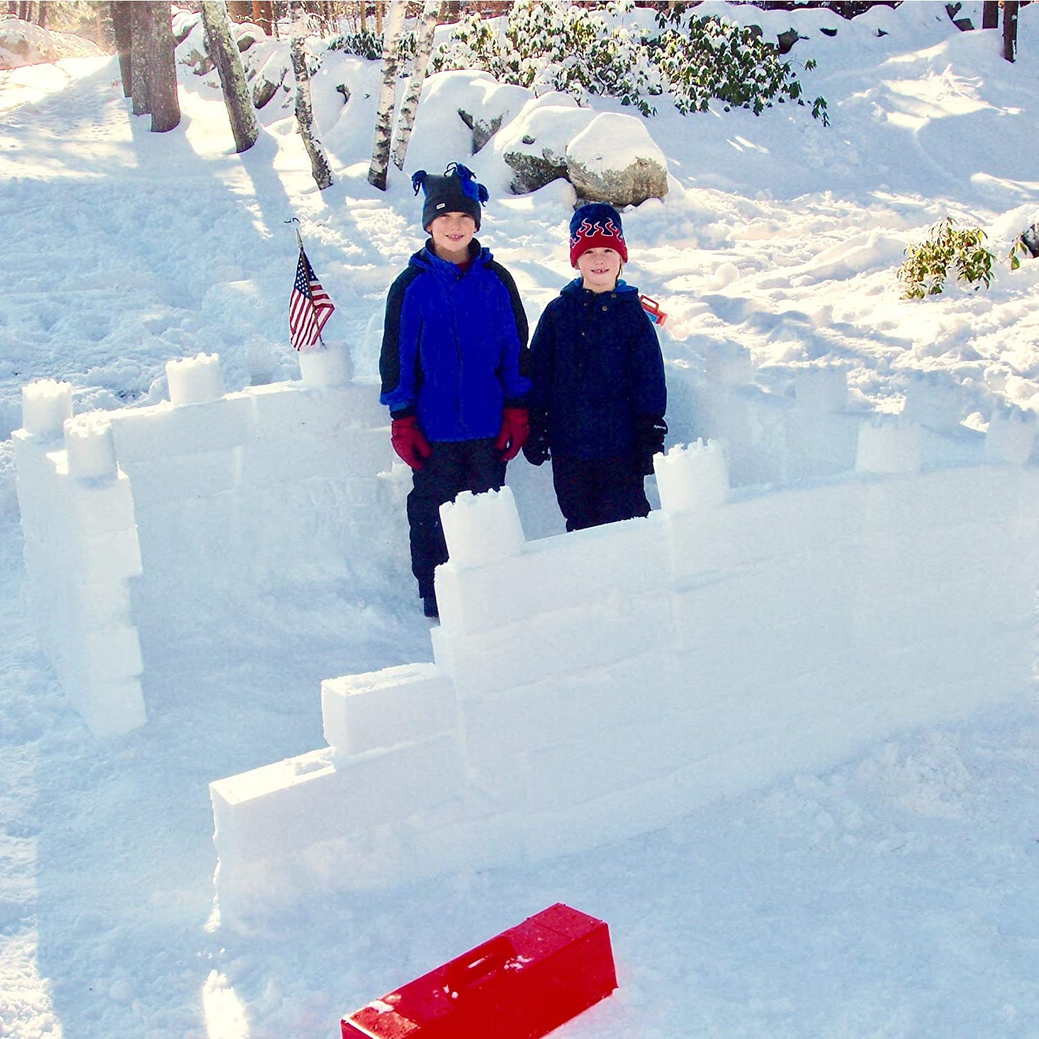 Flexible Flyer Castle Kit 3 Pc Winter Snow/Beach Sand Fort Building Set (Used) - VMInnovations