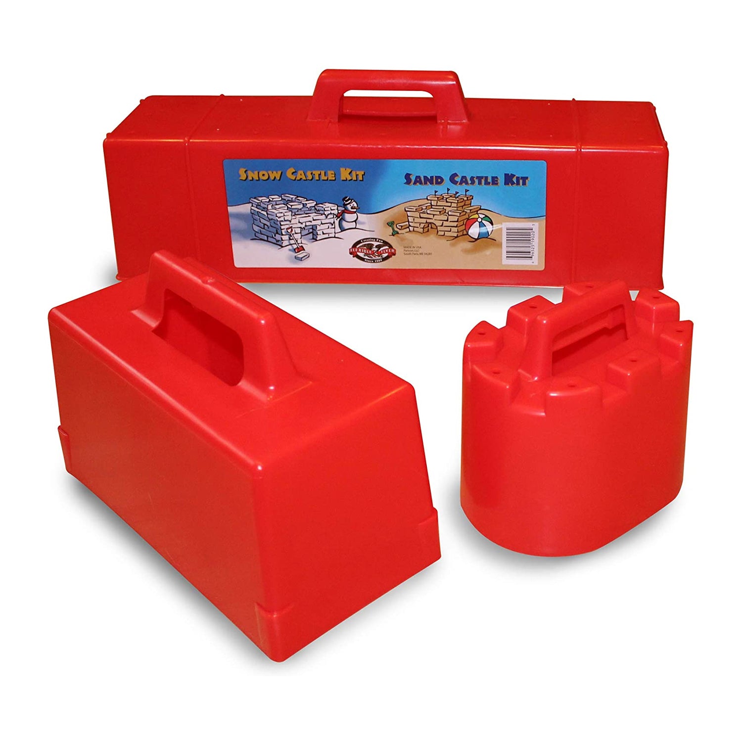 Flexible Flyer Castle Kit 3 Pc Winter Snow/Beach Sand Fort Building Set (Used) - VMInnovations