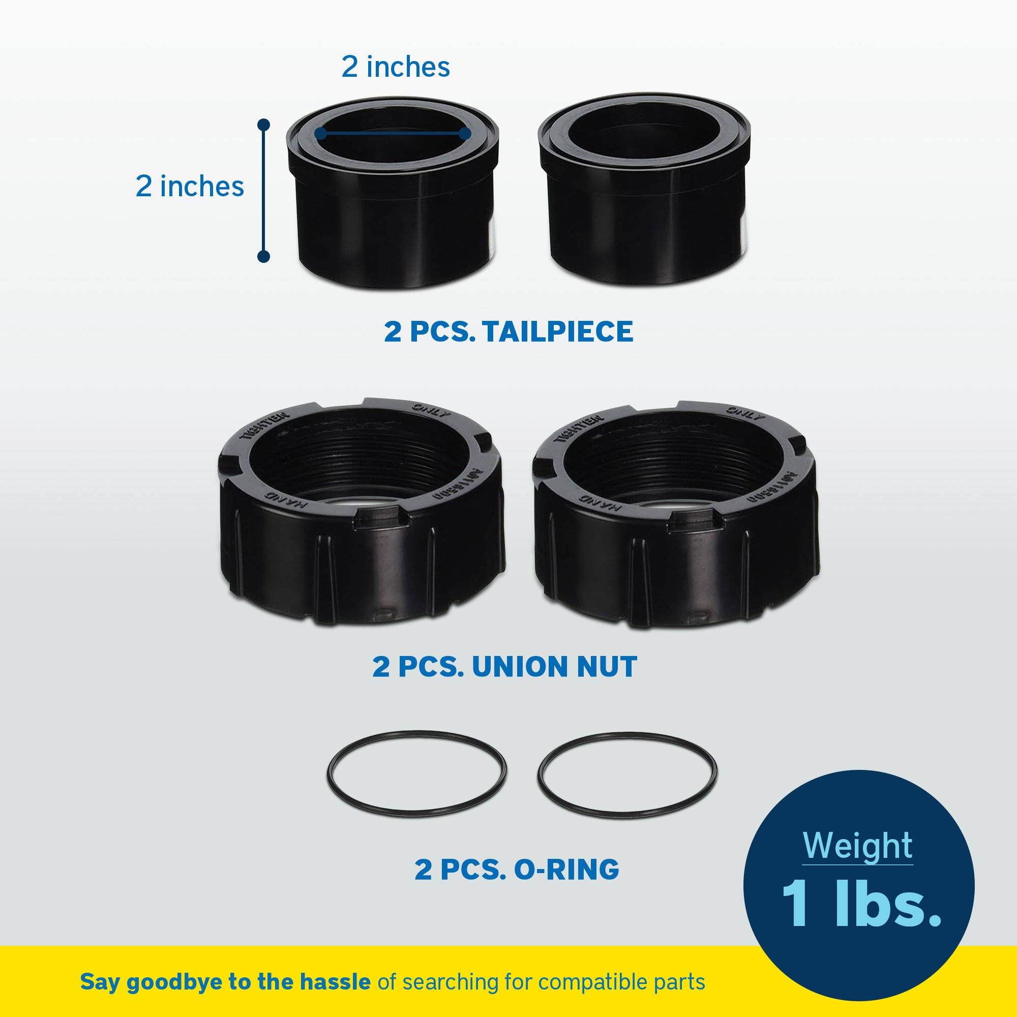 Zodiac Above Ground Tailpiece Replacement Kit Jandy Flopro Series Pump (Used) - VMInnovations