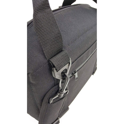 Polar Bear Coolers 12 Pack Light Nylon Soft Cooler with Strap, Black (Open Box)