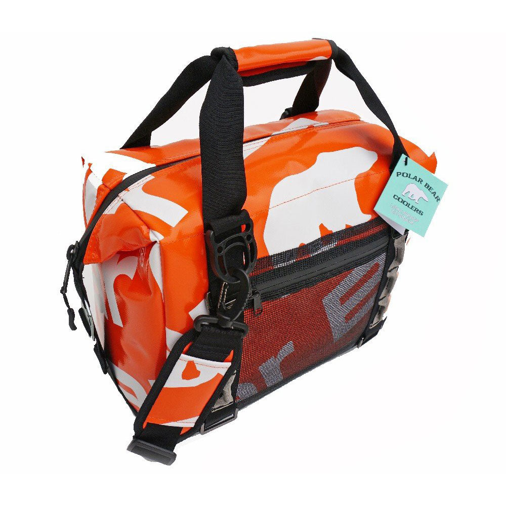 Polar Bear Coolers 12 Pack Leakproof Waterproof H2O Cooler, Tangerine (Open Box)
