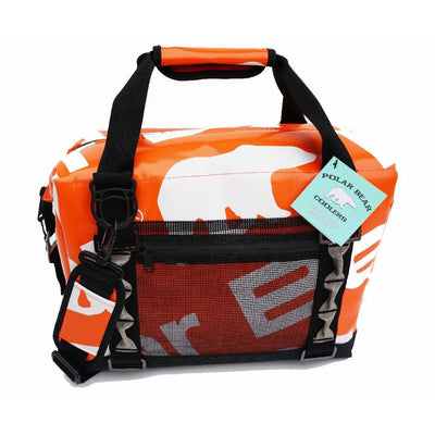 Polar Bear Coolers 12 Pack Leakproof Waterproof H2O Cooler, Tangerine (Open Box)