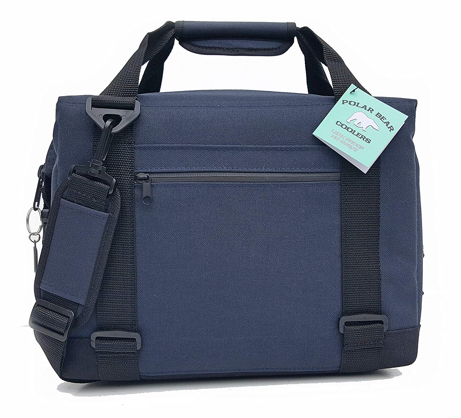 Polar Bear Coolers 12 Pack Soft Cooler With Strap, Navy (Open Box)