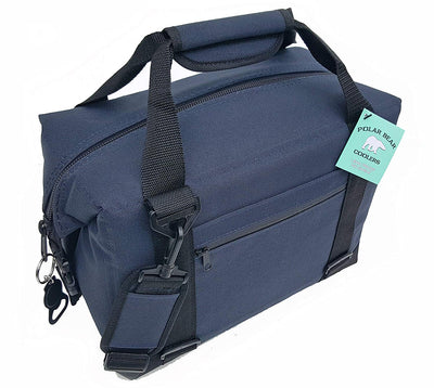 Polar Bear Coolers PB 121 12 Pack Soft Cooler With Strap, Navy (Used)