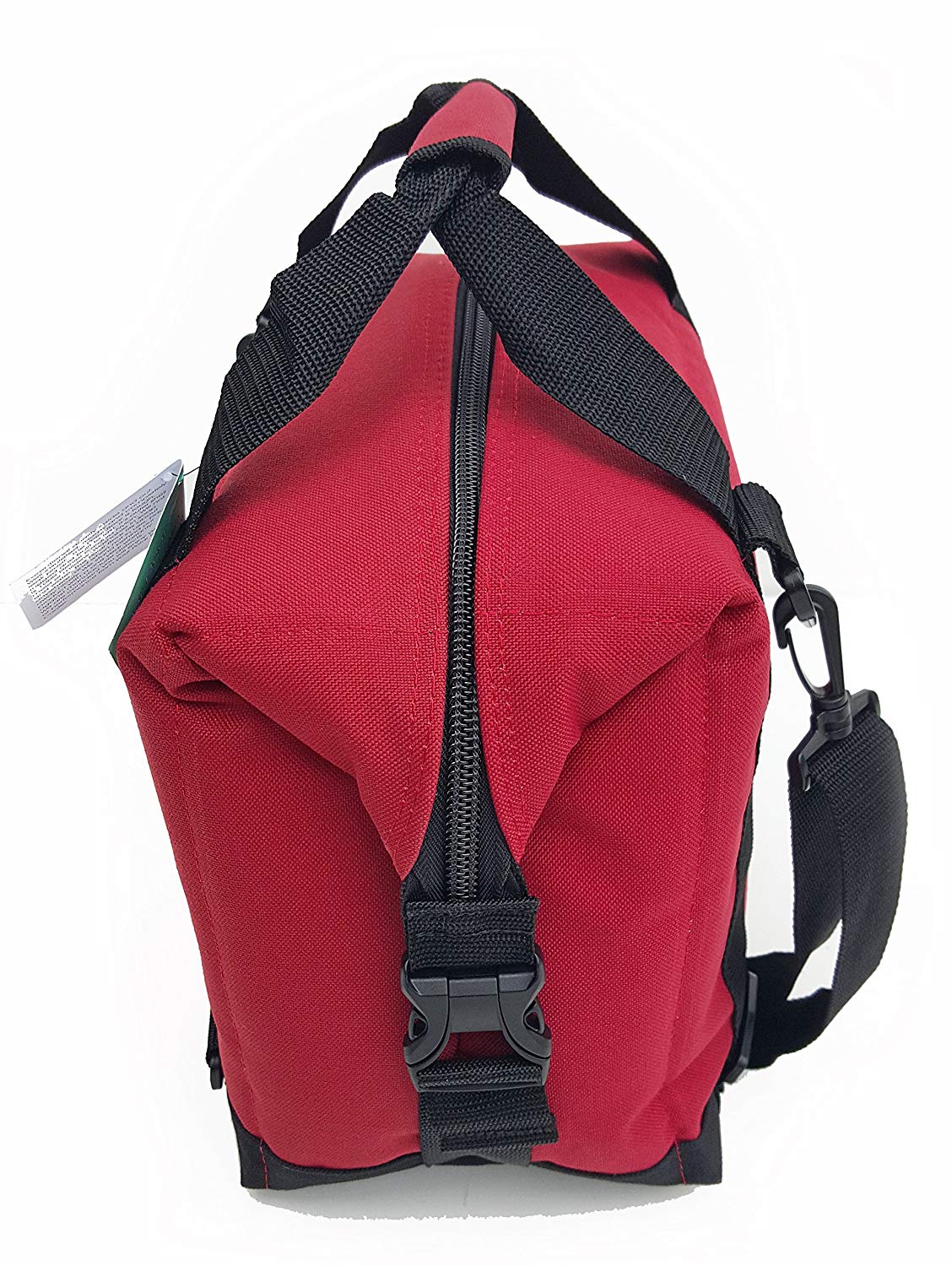 Polar Bear Coolers 12 Pack Light Nylon Soft Cooler with Strap, Red (Used)