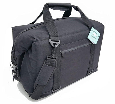 Polar Bear 24 Can Capacity TPU Double Coated Soft Nylon Cooler, Black (Open Box)