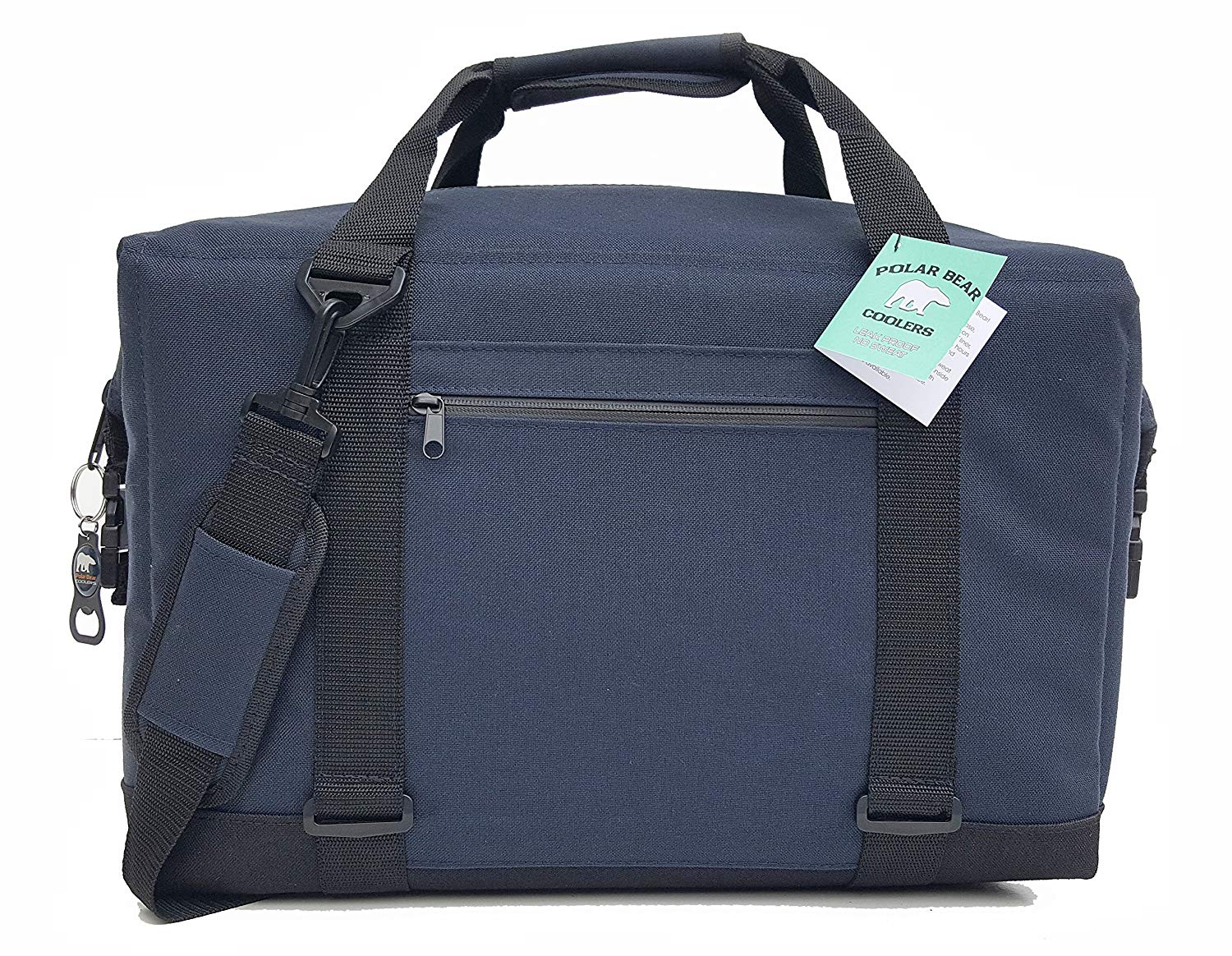 Polar Bear 24 Can Capacity TPU Double Coated Soft Nylon Cooler, Navy (Open Box)