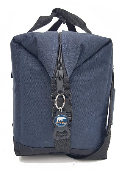 Polar Bear 24 Can Capacity TPU Double Coated Soft Nylon Cooler, Navy (Used)