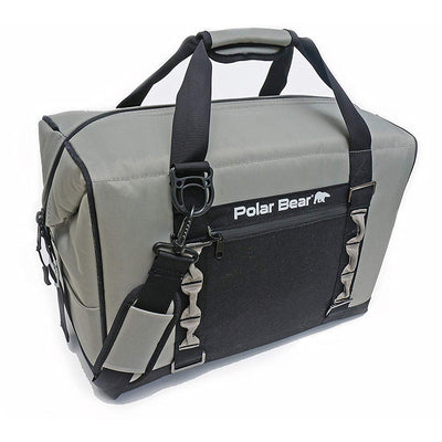 Polar Bear Coolers 24 Can Capacity Eclipse Cooler Closed Cell Foam, Gray (Used)